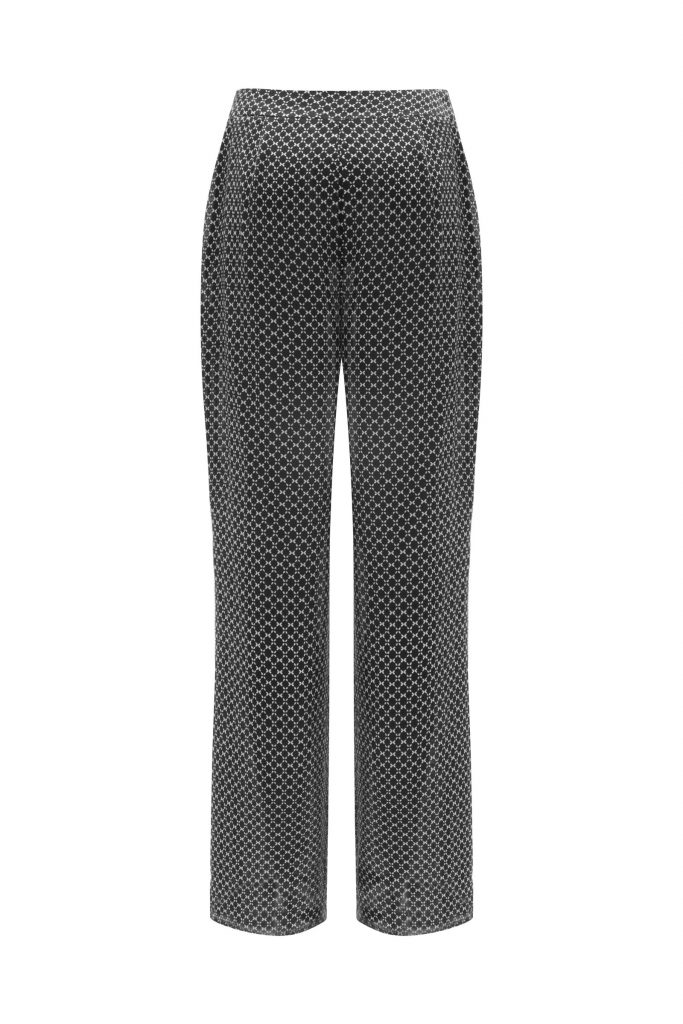 К pantalon с корсетным дизайном Empirme черного цвета от бренда ADL, размеры 34, 36, 40, 46, мягкая ткань 57% фло́ш, 43% вискоза — изображение 6