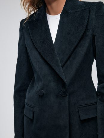 Куртка из вельвета Lacivert Moda Tutkusu с карманами и пуговицами, мужской воротник, свободный крой, повседневный стиль, размеры 42-46