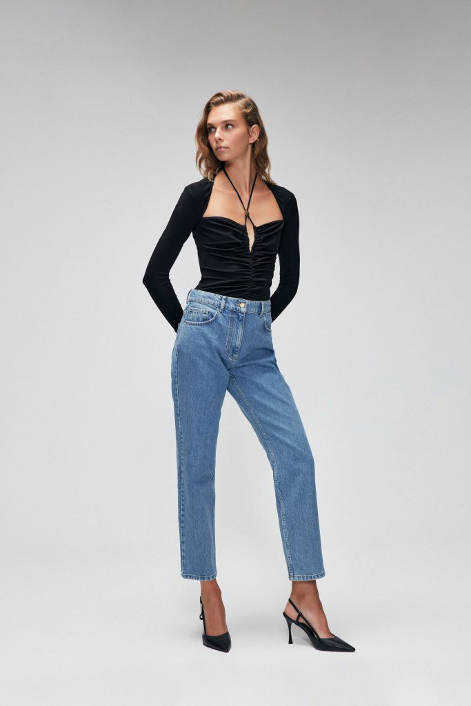 Джинсы Mavi Moda Tutkusu с зауженными штанинами, 100% хлопок, среднего талии, с карманами и пуговицей, стильный и удобный фасон — изображение 2
