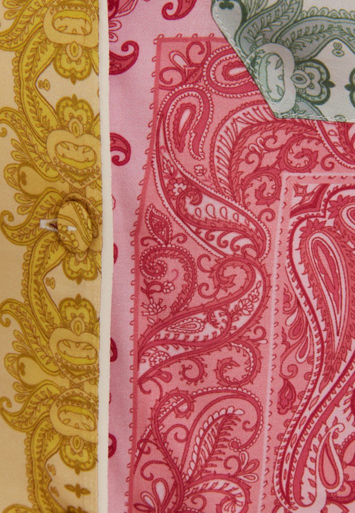 Красная рубашка с поясом от MAVI для офиса, короткий рукав, воротник "стильный", из вискозы, модель S/36, длина 62,5 см — изображение 5