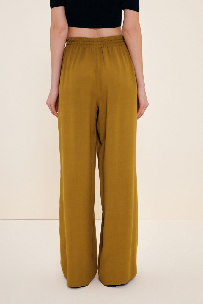 Штаны Olive Moda с резинкой на талии, свободный крой, состав 50% ЛЙОЦЕЛЛ и 50% ВИСКОЗА, стиль Casual, размеры 34-44 — изображение 3