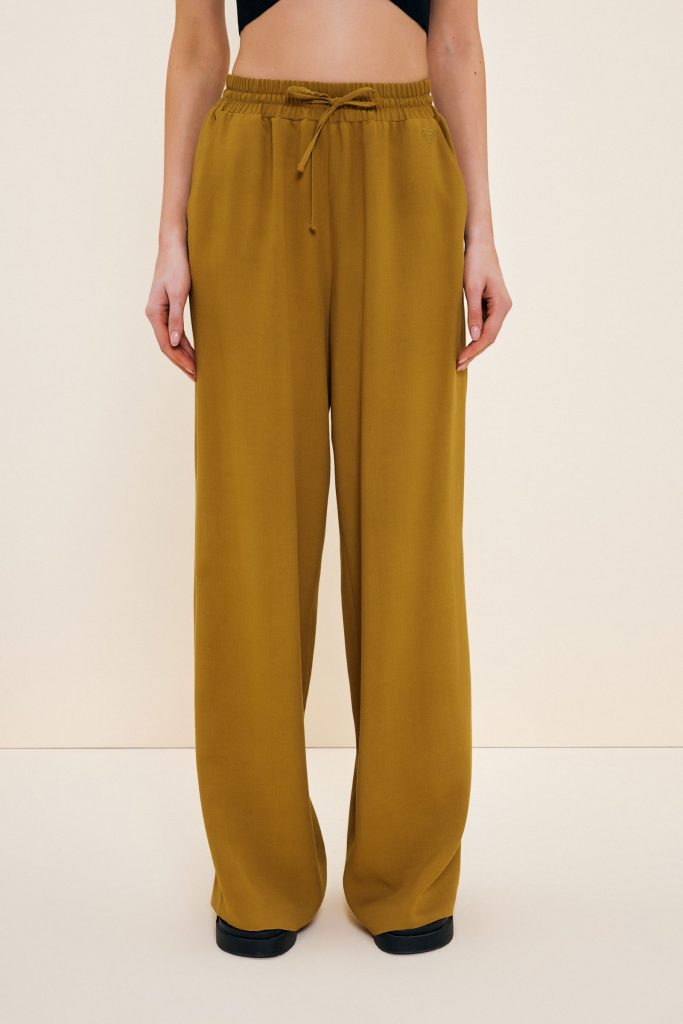 Штаны Olive Moda с резинкой на талии, свободный крой, состав 50% ЛЙОЦЕЛЛ и 50% ВИСКОЗА, стиль Casual, размеры 34-44 — изображение 9