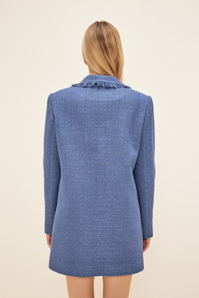 Твитовый жакет Mavi Moda Tutkusu, хлопок и полиэстер, 50% полиэстер, 35% акрил, 15% хлопок, стиль от дня к ночи, размеры 34-42 — изображение 3