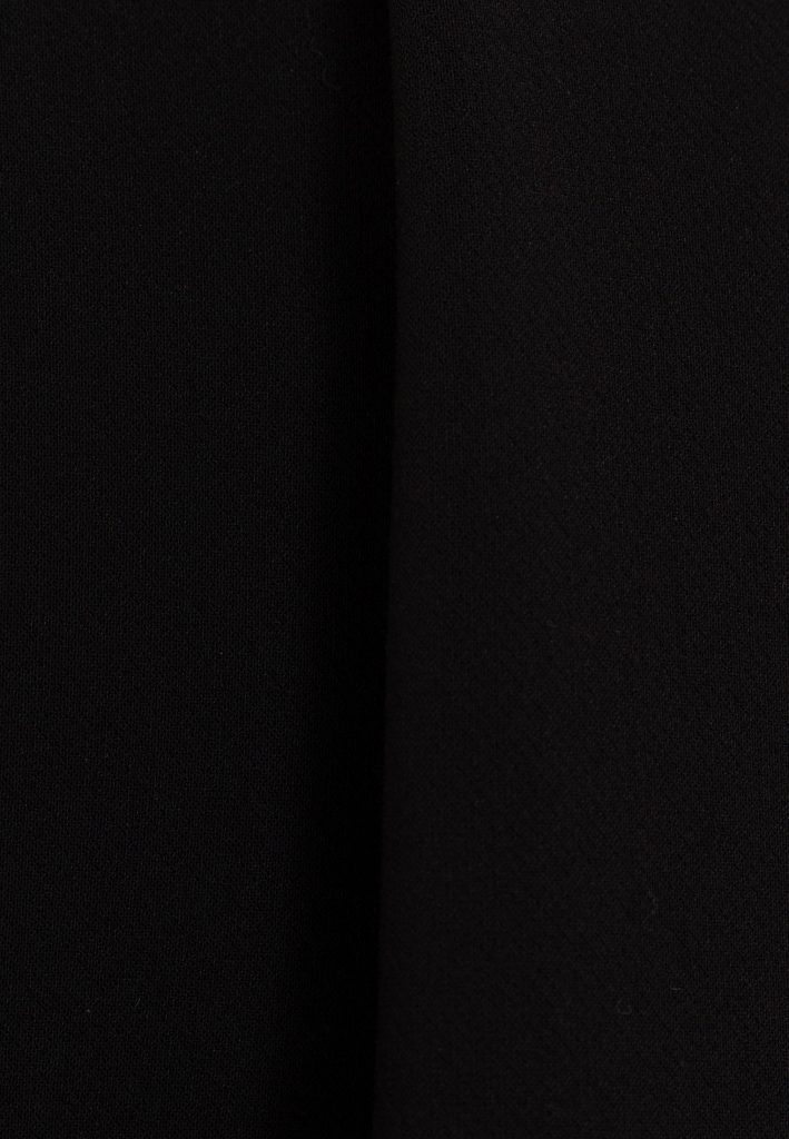 Черная юбка с разрезом Moda Tutkusu, узкая, высокая талия, на основе полиэстера, стиля бизнес. Размеры: 34-48 — изображение 4