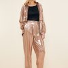 Брюки-бомбер Gold Moda Tutkusu, яркое, капюшон, 100% переработанный полиэстер, удобный крой, размер 44, 34, 36, 38, 40, 42 — изображение 2
