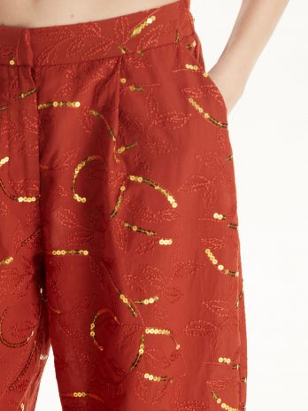 Эластичные брюки с узором из пайеток Tarçın Paçası от MAVI, 70% хлопок, стильные и удобные, размеры S, XS, L, XL