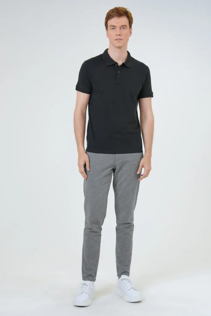 Поло с честным воротником Slim Fit из 100% хлопка, модель с армированным воротником, цвет: розовый, размеры: XL, L, M, XXL