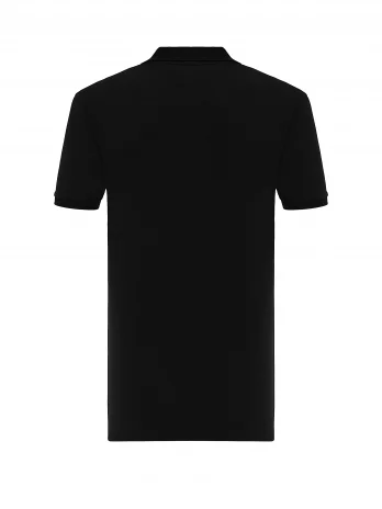 Регулярная футболка поло с рисунком, 50% хлопок, 50% полиэстер, цвет тёмно-бургундский, размер 3XL, производство Турция