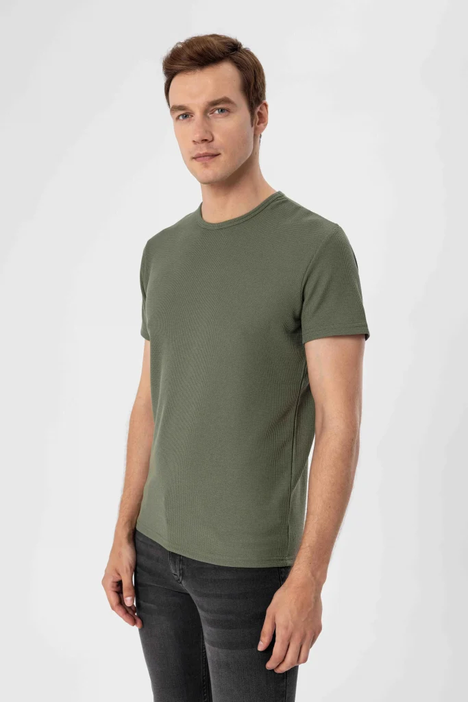 Футболка с круглым вырезом, slim-fit, армированная, 100% полиэстер, белая, размеры XL и XXL, Турецкое производство — изображение 7