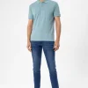 Футболка поло slim с фактурным воротником, 100% хлопок, белая, размер XXL, производство Турция — изображение 6