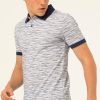 Поло-майка с принтом Slim Fit из 100% хлопка, белая, размер S, Турция — изображение 5