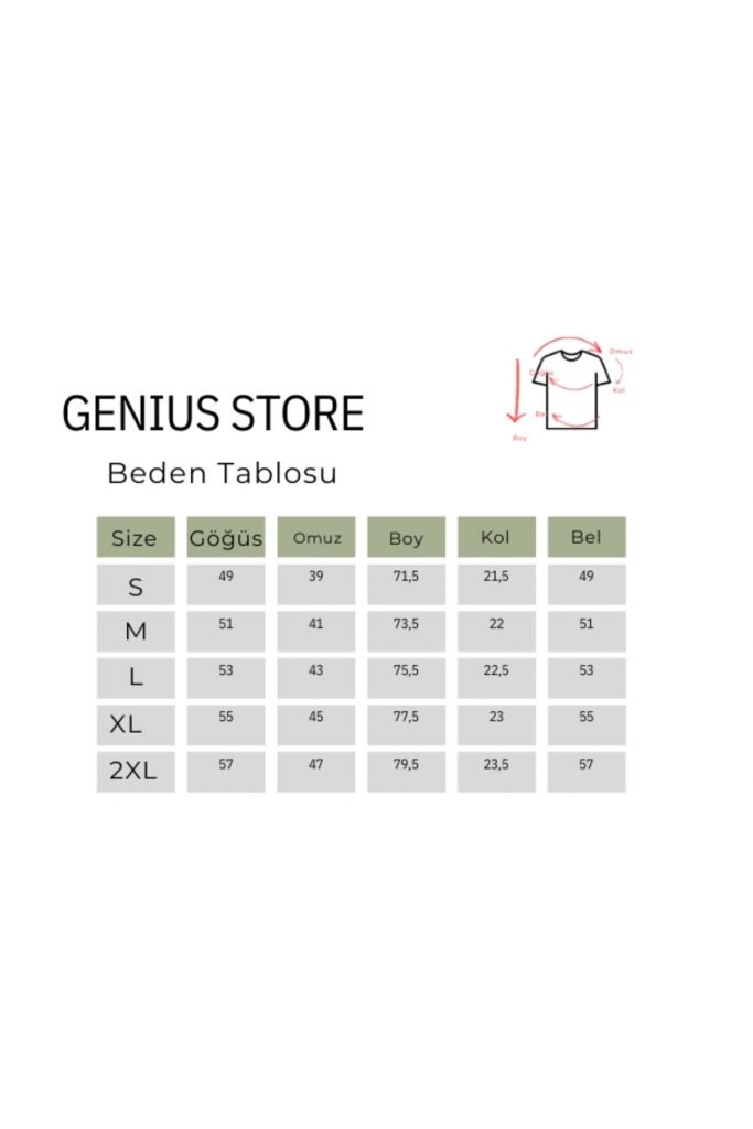 Унисекс футболка с принтом Genius Store, удобный крой, эластичная ткань, идеальна для активного отдыха и повседневной носки — изображение 2