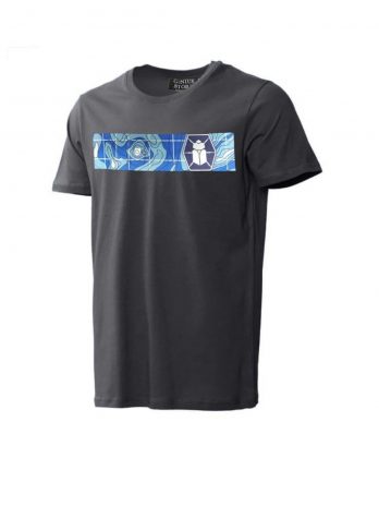 Унисекс футболка с принтом Genius Store для активного отдыха, нормальный крой, 30/1 лайкровая супрем-пеня, устойчивый к деформациям, цвет паучий серый