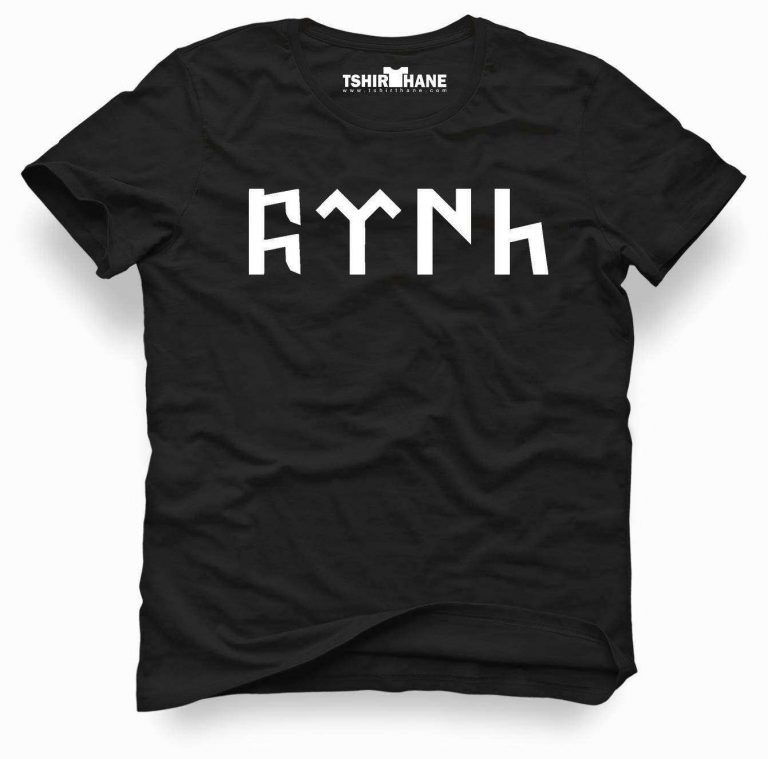 Мужская футболка Göktürk от Tshirthane, размеры S-XXL, черная, высокое качество, стильный дизайн