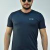 Мужская серая футболка slimfit с жаккардовым узором, дышащий материал, легкая и удобная, 100% отечественное производство