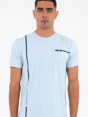 Мужская серая спортивная футболка slimfit из дышащего хлопка и полиэстера, идеальна для повседневного стиля и комфорта
