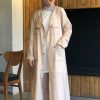 Широкие брюки RİTA бежевого цвета, ткань Рита, размеры: 75см, 80см, 90см, подходят для моделей 36/38/40 — изображение 2
