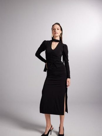 Черная юбка Serre, доступна в размерах S, XS, L, M