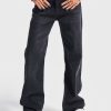 Женские темно-серые джинсы Straight Fit из хлопка без лайкры, стандартная длина, подходят для размеров 34-42