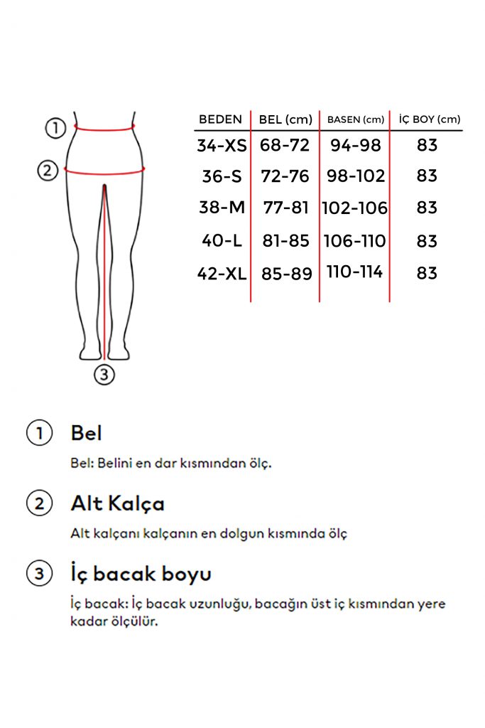 Kadın Haki Renk 2w49 Örme Denim Parçalı Loose Fit Tasarım Pantolon — изображение 4
