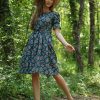 Платье поплин с поясом, зеленое, с шалом, 100% хлопок, размеры от S до 3XL, длина 120 см, рекомендуем ручную стирку — изображение 2