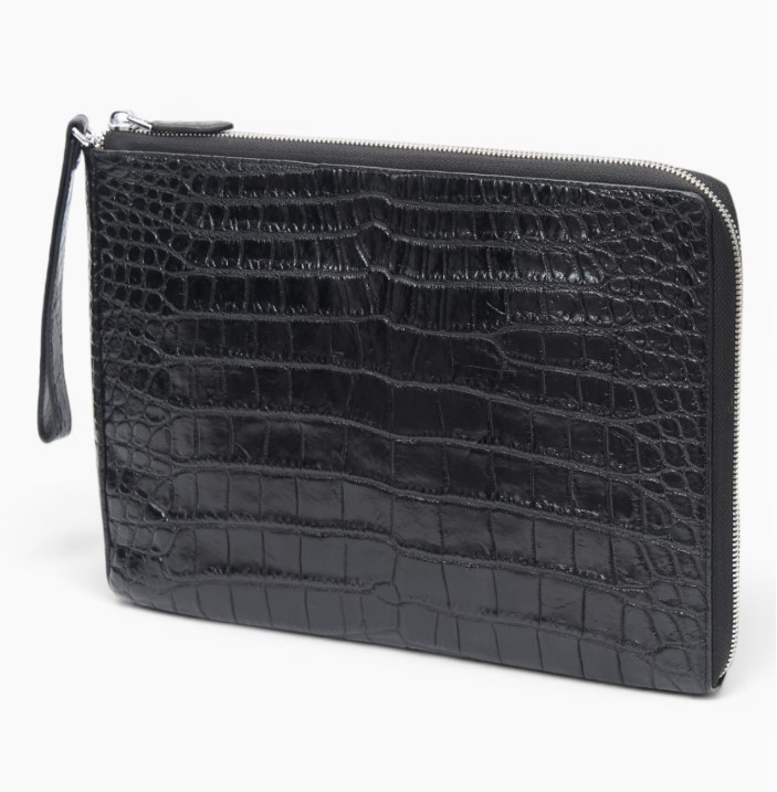 Папка из кожи крокодила